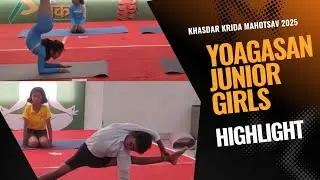 Khasdar Krida Mahotsav 2025 | Yogasana Junior Girls Competition Highlights | Karate Nagpur #DBASKA