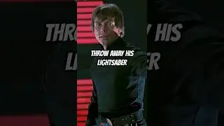 Why Did Luke Skywalker THROW Away His Lightsaber in Return of the Jedi?