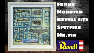 Revell 1:72 Spitfire Mk.IIa - Display Case Mounted - Full Build