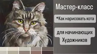 ВЫУЧИ ЭТО и всегда сможешь нарисовать КРАСИВО КОТА! Просто и понятно для начинающего художника!