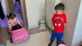 Eymen ile Duru oyunlar oynuyor çok eğleniyor | Eğlenceli çocuk videosu