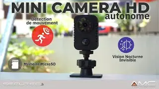 MINI CAMÉRA HD 1080P LONGUE AUTONOMIE DÉTECTION DE MOUVEMENT PIR [SECUTEC.FR]