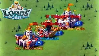 How does a 16th castle eat up a T4? Lords mobile