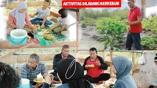 Pupuk organik baru buat lengkeng,  selamatan setelah sembuh dari sakit, Aktivitas diladang berkebun