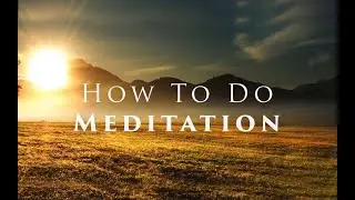 How to do Meditation - how to meditate - meditation for beginners #Healthy_life