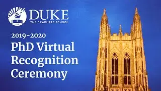2019-2020 Virtual PhD Ceremony
