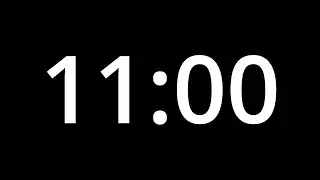 11 MINUTE TIMER - No Sound - Full HD 1080p - COUNTDOWN