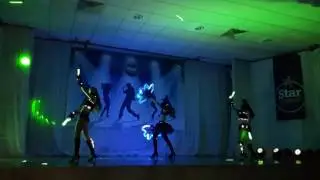 soiree' cabaret/////Hotel Overraes yasmine Hammamet Tunisie ---05-2017