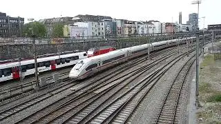 Eisenbahn Railway Station - Züge am Haupt Bahnhof Basel SBB Schweiz - Train train Inter City Express