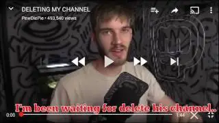 DELETE MY CHANNEL PEWDIEPIE PRANK..
