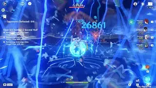 Spiral Abyss 2.8 Floor 12 Full Speedrun (No reset with New blessing)