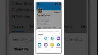Twitter ka link kaisa copy kara 