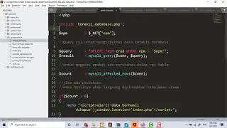 pemograman web crud native - delete