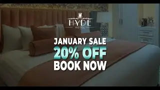 20% Off Stays All Year! Don’t Miss HYDE Hotel’s January Sale