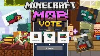 COMO VOTAR en la MOB VOTE 2022 #minecraft #minecraftmobvote #minecraftlive