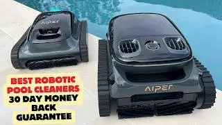 Aiper Scuba S1 Pro Cordless robotic pool cleaner review and testing with S1 and Surfer