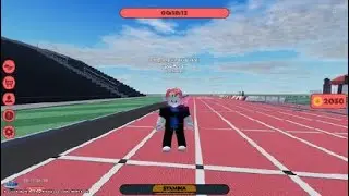 Bacon hair does 100m dash