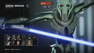 GENERAL GRIEVOUS GAMEPLAY!!!!!! Star Wars Battlefront 2 Arcade Custom on Kamino