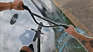 GoPro BMX riding. Barcelona exploring.