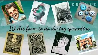 10 Things to do during qurantine #art form  | drawing arch