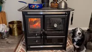 Obadiah's Woodstoves Customer Review: Tater Tot Casserole on the La Nordica Rosa L Wood Cookstove
