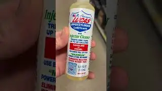 YES It Works! Lucas Injector Cleaner
