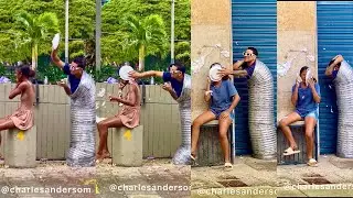 EL DUCTO MISTERIOSO Y EL PASTELAZO LEGENDARIO🎂🤣😂⁉️ #viralvideo #shorts  #funny  #funyvideo  #comédy