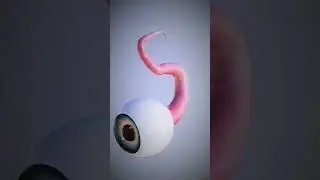 EASY 3D EYEBALL IN NOMAD SCULPT #shorts #digitalart