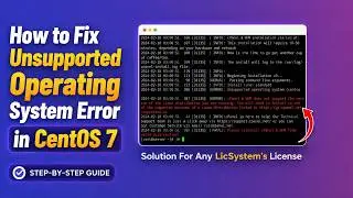 How to Fix cPanel and WHM Unsupported Operating System Error in CentOS 7