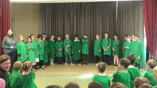 Учебный праздник школы Путь Зерна, выступает начальная школа 21.03.2024г.