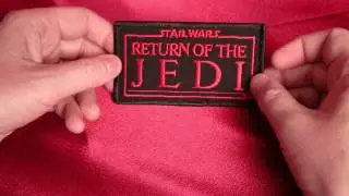 Vintage RETURN OF THE JEDI Star Wars Fan Club patch.  HD Review