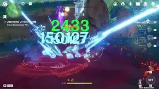 Chongyun 700K Quintuple Melt ft. Sucrose, Nahida and Bennett