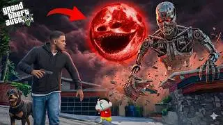 FRANKLIN AND SHINCHAN FINALLY FOUND AND UNLOCK EVIL ROBOT GTA 5 HORROR