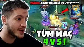 EN İYİ LİLLİA MAÇIM ! MİDİMİZ AFK TÜM OYUN 4 V 5 🥵