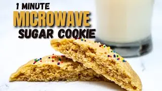 1 Minute Sugar Cookie Recipe | Eggless Microwave Sugar Cookie