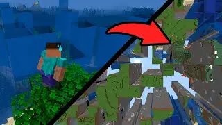 MINECRAFT pero DESAPARECE un CHUNK cada 10 SEGUNDOS