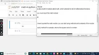 Math Module In Python