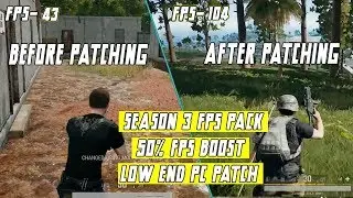 PUBG PC Lite Season 3 Low End Pc Fps Booster Patch | Fps Improver For Low End Pc's | High Ping Issue