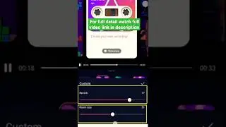 starmaker reverb and room size settings 2023 | 