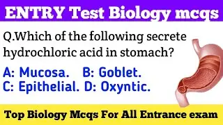 Biology mcqs / Biology mcqs for mdcat test / biology mcqs for entry test / biology mcqs for afnstest
