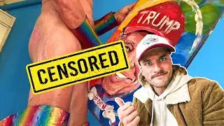 PAINTED WITH HIS PECKER!! || Cape Town Sex Expo