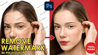 How to Remove Watermark only in 2 minutes | Photoshop Tutorial