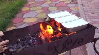 Три блюда на природе. Готовим сами. Готовим на костре.