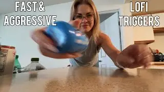 ASMR FAST & AGGRESSIVE RANDOM LOFI TRIGGERS AROUND MY APARTMENT💥 (LOOPED)
