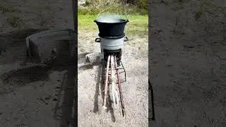 Rocket stove in ACTION