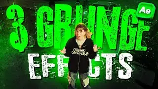 3 GRUNGE Effect Ideas for Music Videos! (After effects)