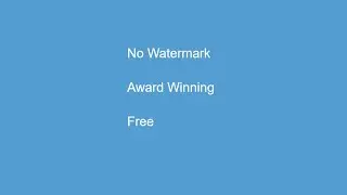 Award Winning Free Video Editor With No Watermark!