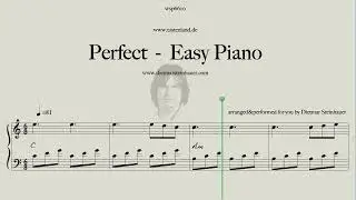 Perfect  -  Easy Piano