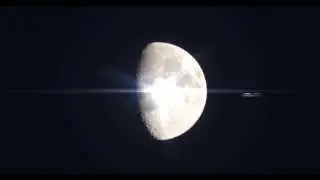 Moon Explosion  - Royalty Free Footage