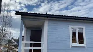 Закончен дачный домик 6*6м.